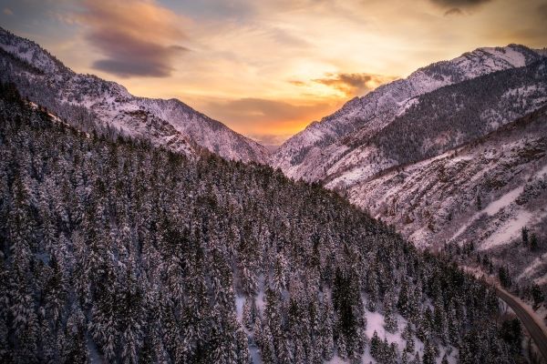 Winter Wonderland - Aerial Landscape Photography